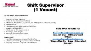 Shift Supervisor-1