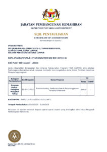 Sijil Pentauliahan MT IE L3