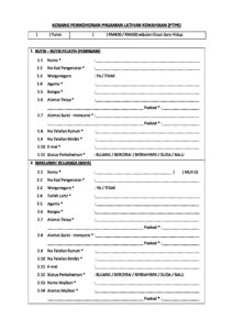 PTPK Loan Application Form 2024