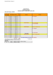 2023 Beauty L2 OCT 24 TRAINING CALENDER – Copy