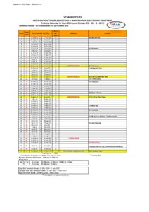 ELECTRONIC TRAINING CALENDAR CIE0924
